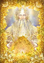 Helios, God of the Sun - Gold